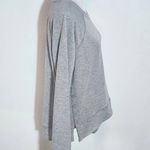 Sincerely Jules  Gray Sweatshirt with Side Snaps NWT Size Small Gray Pullover Photo 4