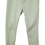 Green Skinny Jeans Size 27 Free People Green Ankle Zip Skinny Denim Photo 0