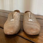 Frye Terri Leather Slip-On Oxford Loafer Flats in Distressed Metallic Size 5.5 Photo 6