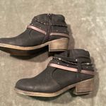 SO #328 BRAID Strap Leather Booties Photo 1