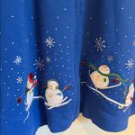 Vintage MC Sportswear Blue Snowman Zip Photo 3