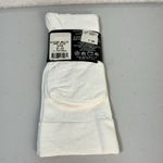 Ellen Tracy Linda Allard  Textured Microfiber Trouser Socks Winter White One Size Photo 2
