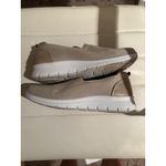 Kinetic Energy Women Beige Glitter Knit Slip On Sneakers Shoes Size 10 Tan Photo 4