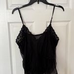 Cinema Exoile Black Chemise Lingerie Slip Camisole Top large Photo 1