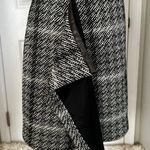 Max Mara Weekend Black & White Wool Blend Mini Snap Button Wrap Skirt Sz 8 Photo 5