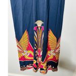 LA DOUBLEJ Navy Paisley Gold Pendant High Neck A Photo 15