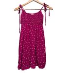 Urban Outfitters  Raspberry Pink Sleeveless Babydoll Romper Size Small Photo 1