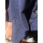 Coldwater Creek Navy Blue Embroidered Hooded Button Front Shirt Jacket Top 2X Photo 7