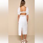 Elegant White Eyelet Dress Photo 1