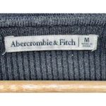 Abercrombie & Fitch  Black Knit Long Sleeve Crop Top Blouse Sweater Womens Size M Photo 2