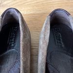 Born W11238 Ruched Brown Leather Mary Jane Strap Bow Slip Photo 9