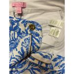 Lilly Pulitzer Sadie Stretch Crop Chino in Resort White On A Roll Size 2 Photo 7