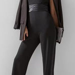 White House | Black Market New! White House Black Market Strapless Tuxedo Jumpsuit, size 10 Photo 0