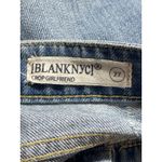 BLANK NYC Women's Blue Studded Distressed Straight Leg Girlfriend Denim Jeans 27 Photo 5