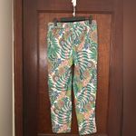 Boden Pull On Danby Pants Tropical Floral Print Size 6 White Photo 2