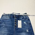 Jelly Jeans High Rise Distressed Skinny Button Fly Size 9 / 26 Waist Denim‎ NEW Blue Photo 7