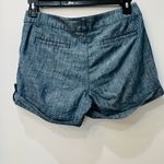 Dalia Collection  linen chambray denim shorts sz 6 Photo 5