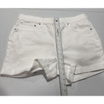 J Crew Classic Denim Shorts Womens Size 30 Cuffed White Beach Vacation Casual Photo 6
