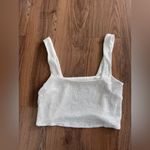 Show Me Your Mumu $108 Tara White Sequin Crop Top Tank Bridal Wedding Photo 4