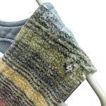 Vintage B.U.M Equipment Tie Back Button Up Vest with distressed flaws Sz Medium Blue Photo 10