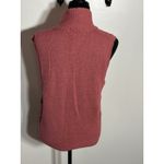 Eddie Bauer VINTAGE Women Small SweaterVest Wool Pink Floral Shawl Collar Button Photo 1