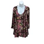 O'Neill O’Neill Poppit Floral Brown Mini Dress size M Photo 2