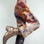 ZARA Hand-Dyed High-Waisted Straight-Leg Jeans | Size 4 Photo 1