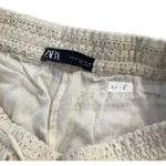 ZARA Cream Shorts w/ Tassels Size Small | 20-8 Photo 2