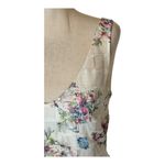 Maeve Anthropologie Dress Women 2 White Floral Peony Garden Mini Cottagecore Photo 7