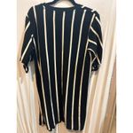 Who What Wear Who‎ What Wear Black & White Striped T-Shirt Dress Short Sleeve Size S Photo 5