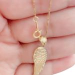 10K Angel Wing Midas Turkey Solid Yellow Gold 18” Chain 1.8 Grams Photo 3