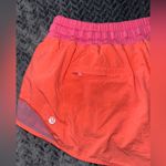 Lululemon Women’s Hotty Hot Short 2.5” Lined Neon Coral Size 10 Photo 2