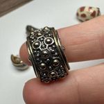 2 Two Tone / 1 Pink & Cream Enamel Clip On Earrings Lot Of 3 Photo 5