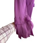 Vince Camuto Chiffon Bell-Sleeve Lilac Minidress by SZ:6 Photo 6