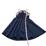 B Darlin B. DARLIN blue mini dress with embroidered flowers Photo 1