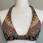 Trina Turk  Medallion Buckle Bikini Tie On Top (TOP ONLY) Size Small Photo 62