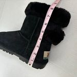 LÂMO FUR COLLAR WOMEN SUEDE BOOT APRÈS BLACK SZ 6 Photo 8