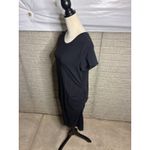 Old Navy ‎ Maternity Black Ruched Side T Shirt Dress Size L Photo 1