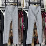 ZARA Woman High-Waist Glen Plaid Straight-Leg Trousers Photo 3