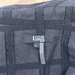 Lior Paris Victoria Casual Dress Jacket Three Quarter Sleeve High Low black Sz L Size L Photo 6