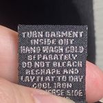 Catherine Malandrino  Sweater Womens Large Black Hooded Long Sleeve Knit Photo 5