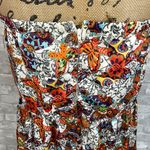 Torrid Butterfly Crepe Strapless Dress Photo 6