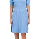 Nanette Lepore NWT Nanette by  Blue Pearl Sleeve Knit Dress L Photo 3