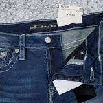 Stella in Dreams Mid Rise Boot Jeans Bootcut Sequin Bull Oxen Size 15 32 Blue Photo 5