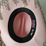 Los Angeles Cowgirl Majestic Pink Rhinestone Dangly Cowboy Hat S/M Photo 11