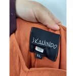 Kahindo Rust Orange Boxy Sleeveless V Photo 3