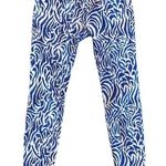 Vineyard Vines Women’s  Blue Tropical Print Jeans Size 4 Photo 0
