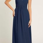 Azazie Navy Bridesmaids Dress Photo 0