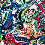 Ralph Lauren LAUREN  Day Dress Cover Up‎ L Colorful Paisley Resort Beach Cruise Photo 10