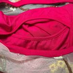 cha cha vente Y2K Sheer Embroidered Floral Pink Babydoll Top Built In Tank Size Small Photo 3